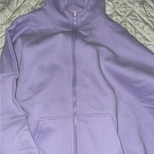 Comfrt Purple Zip-Up Hoodie